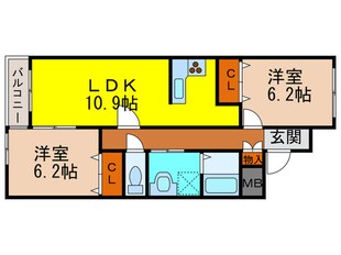 花屋敷ガーデンヒルズの物件間取画像